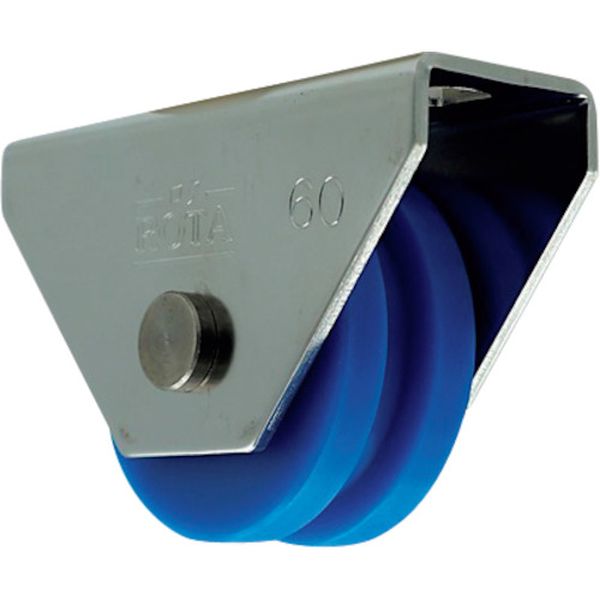 WMS0606 368-2870  ロタ・MC防音重量戸車 60mm H型