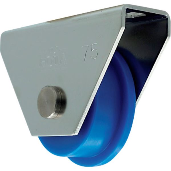 WMS0757 368-2872  ロタ・MC防音重量戸車 75mm トロ車型