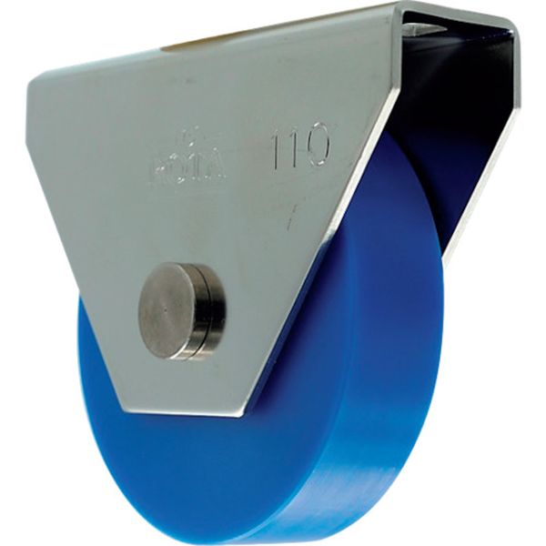 WMS1102 368-2858  ロタ・MC防音重量戸車 110mm 平型