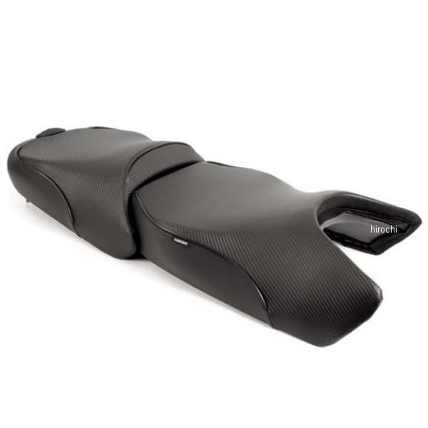 シート フロント+リア CarbonFX 06年以降 FJR1300 パイピング:黒