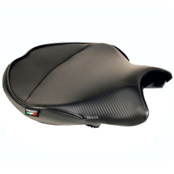 シート 09年-14年 ドゥカティ 1198、07年-13年 ドゥカティ 848 パイピング:黒