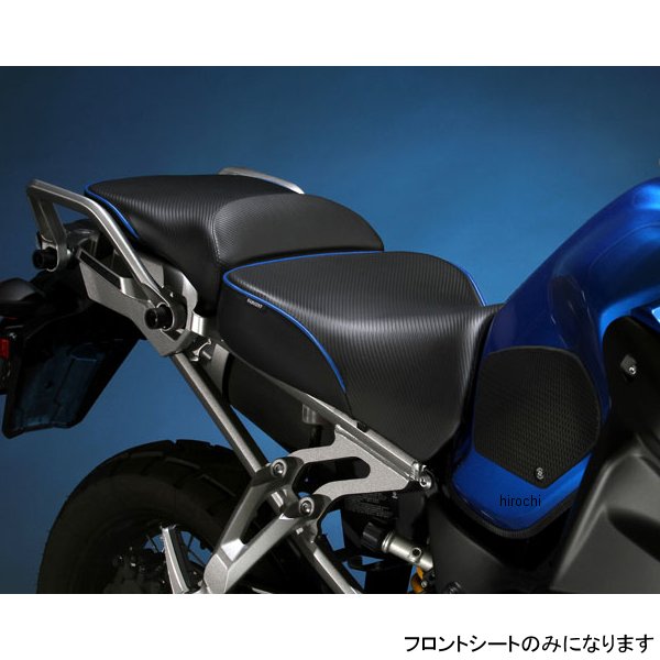 シート フロント CarbonFX 10年以降 XT1200Z パイピング:黒