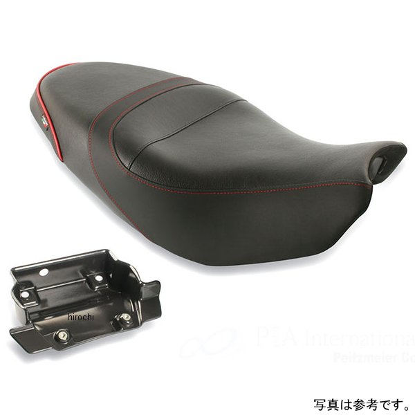 ワールドスポーツパフォーマンスシート ビンテージ ツーアップ 15年以降 ドゥカティ スクランブラー 赤パイピング