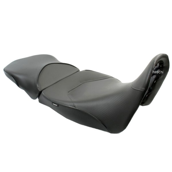 シート フロント+リア CarbonFX 16年-19年 CRF1000L アフリカツイン パイピング:黒