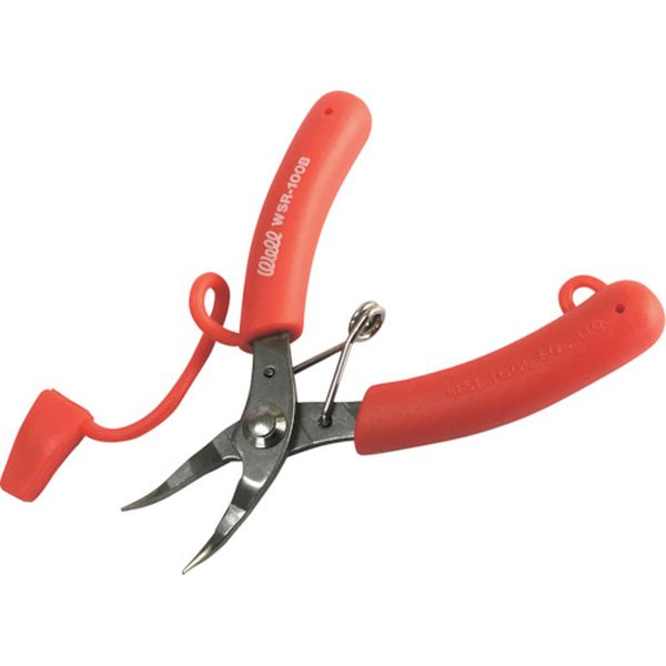 WSR100B 364-7423 WELL Mr.CAP ステンレス製先曲りプライヤー ベント 100mm