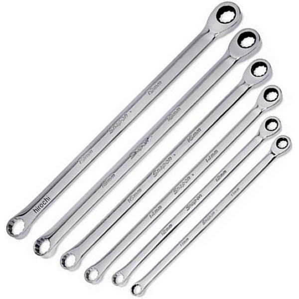 12ポイント コンビネーション ラチェット ボックス/ボックス ハイ・パフォーマンス レンチ セット 6点