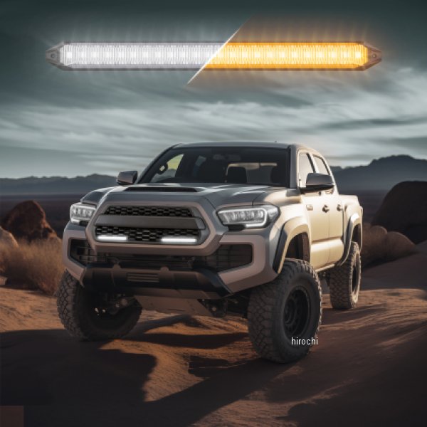 XK Glow 9In スイッチバック Grill Lights with Start-up Animation &Sequential ターンシグナル