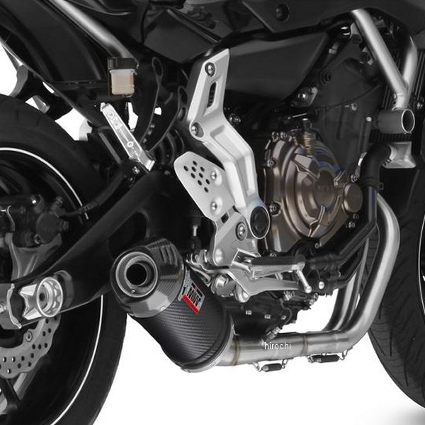 フルエキゾーストマフラー OVAL 21年 MT-07 カーボンキャップ