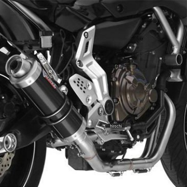 フルエキゾーストマフラー ハイポジション 21年 MT-07 ブラックステンレス