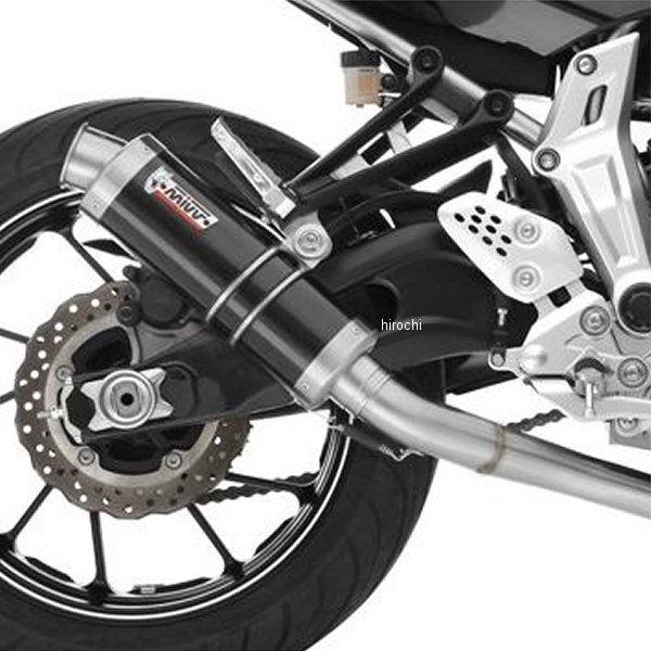 フルエキゾーストマフラー 触媒なし GP ハイポジション 21年 MT-07 ブラックステンレス