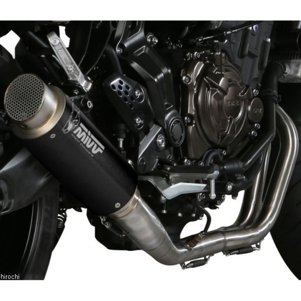 フルエキゾースト 触媒なし GP PRO ハイポジション 14年-20年 MT-07(FZ-07) ブラックステン