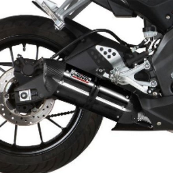 フルエキゾーストマフラー 触媒なし SUONO 15年-19年 MT-125 ブラックステンレス