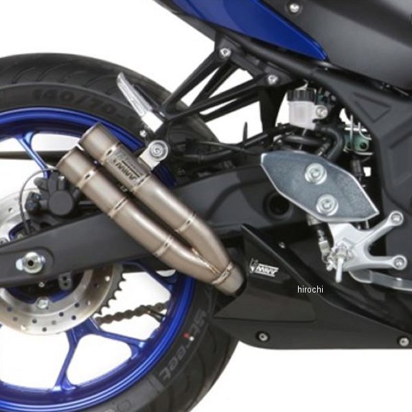 スリップオンマフラー GP 15年-21年 MT-25 ブラックステンレス