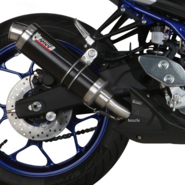 スリップオンマフラー GP 16年-21年 MT-03 ブラックステンレス