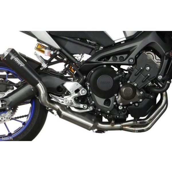 フルエキゾースト 触媒なし X-M1 13年-20年 MT-09(FZ-09) ステンレスブラック