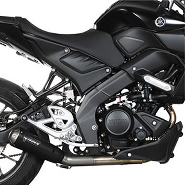 フルエキゾーストマフラー 触媒あり X-M1 20年-21年 MT-125 ブラックステンレス