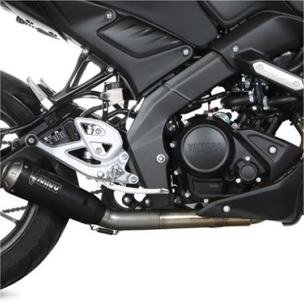 フルエキゾースト フルシステム X-M1 BLACK JMCA認証 23年-24年 MT-125 ブラックステン