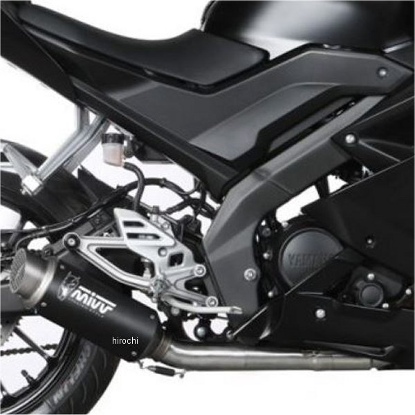 フルエキゾースト フルシステム GP PRO BLACK JMCA認証 23年-24年 YZF-R15 ブラックステンレス