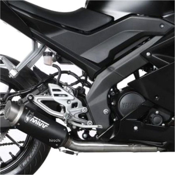 フルエキゾースト フルシステム GP PRO BLACK JMCA認証 23年-24年 YZF-R125 ブラックステンレス