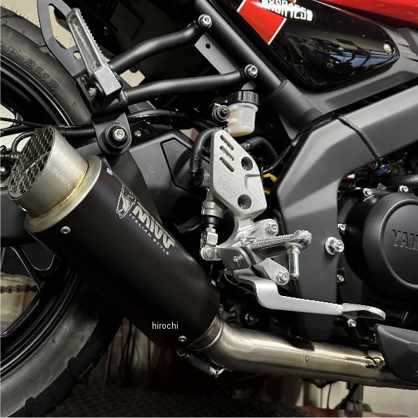 フルエキゾースト フルシステム GP PRO BLACK JMCA認証 23年-24年 XSR125 ブラックステンレス