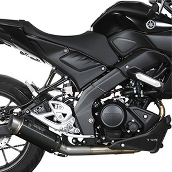 フルエキゾーストマフラー 触媒なし GP PRO 20年-21年 MT-125 ブラックステンレス