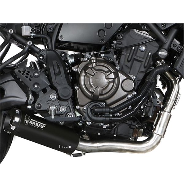 フルエキゾースト HR-1(触媒あり) 21年-24年 XSR700 ステンレスブラック/アルミエンド