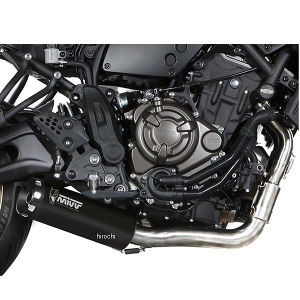 フルエキゾースト HR-1(触媒なし) 21年-24年 XSR700 ステンレスブラック/アルミエンド