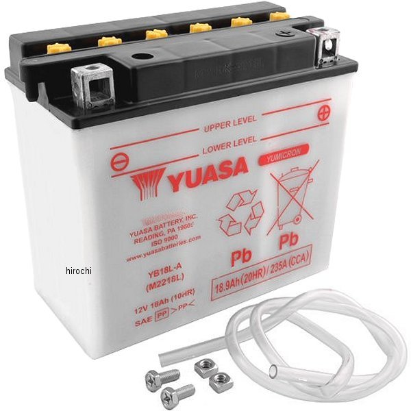 ユアサ YUASA バッテリー 開放型 YB18L-A