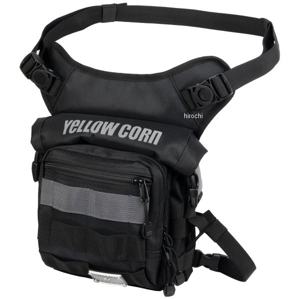 YeLLOW CORN WPレッグバッグ 黒