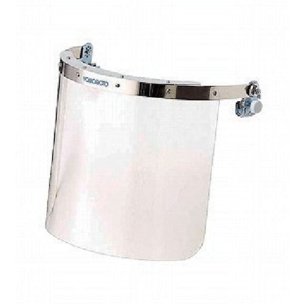 YF320 812-1890  防災面 ヘルメット取付タイプ 透明