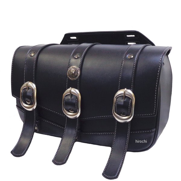 SADDLE SINGLE サドルバッグ 黒/Xrossコンチョ