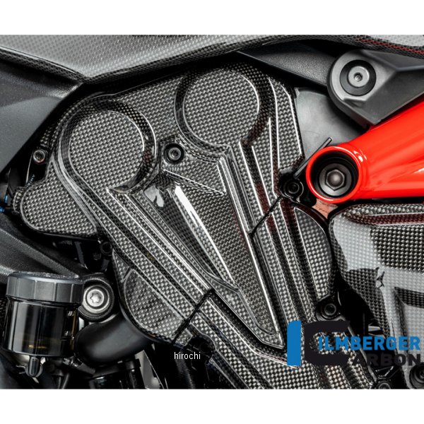 カムベルトカバー バーティカルシリンダー 艶あり 19年-21年 ドゥカティ Diavel1260 カーボン