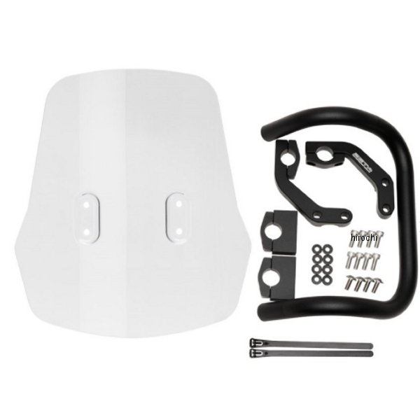 アドベンチャーウインドシールド 18年-21年 モンキー125 ライトスモーク