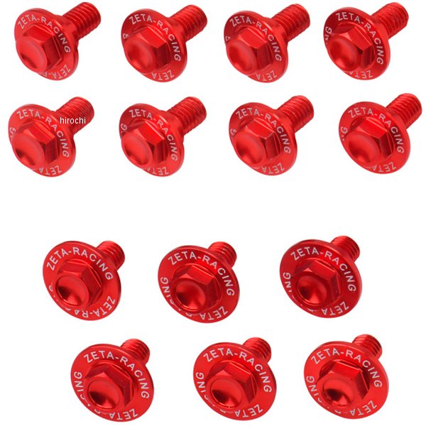 外装アルミボルトキット 21年 CRF250L 赤 14本入り
