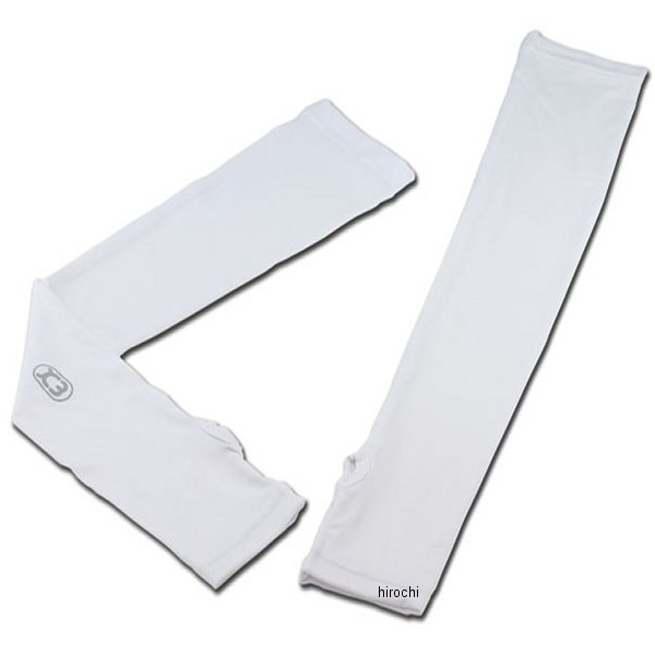 アームスリーブ レディース 白 フリーサイズ