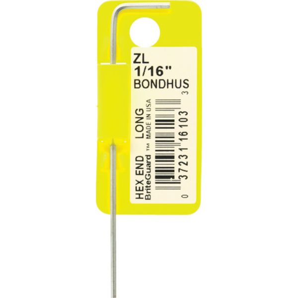 六角L-レンチ ロング 1/16インチ