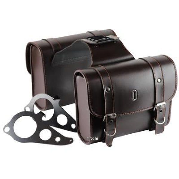 W/P スリムサイドバッグキット XSR155、XSR125 ブラウン