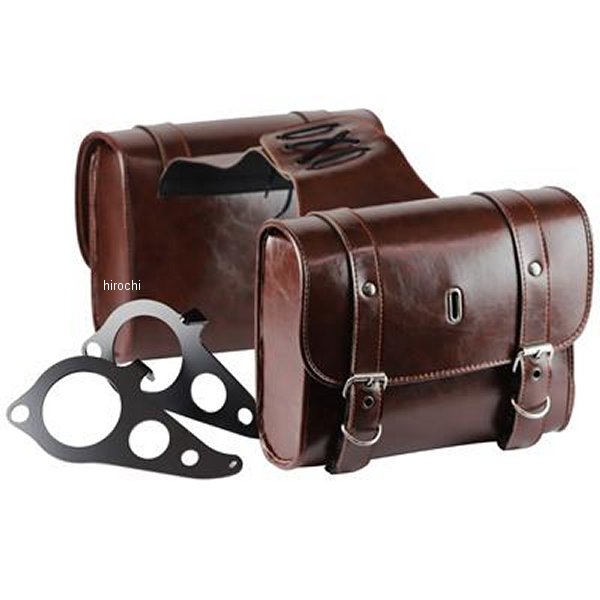 グッズ GOODS W/P スリムサイドバッグキット XSR125/155 ビンテージブラウン