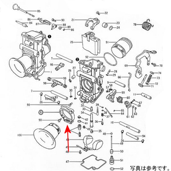 ミクニ #H1-TMR38/03 アダプタファンネル