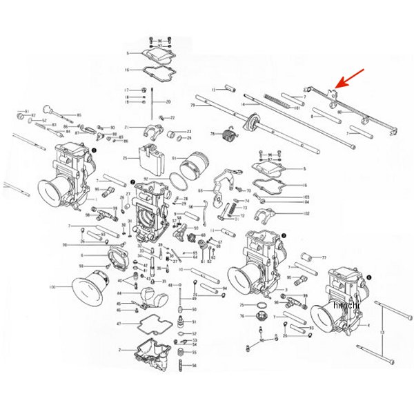 ミクニ #TMR40/146-1B レバー