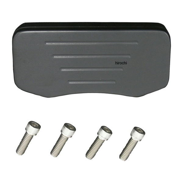 WILD ONE ワイルドワン カバー付 リブドビレットトップクランプ ブラック