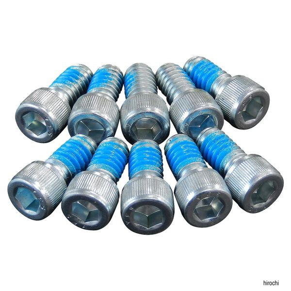 エアクリーナーバックプレートスクリュー ユニクローム 10個セット