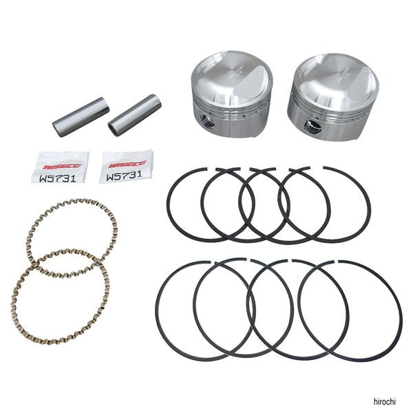 S&S 鍛造ピストンセット 80" ローコンプ STD