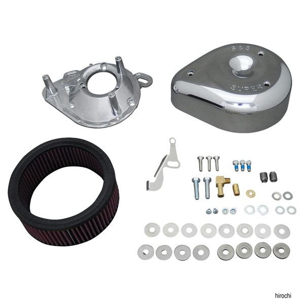 S&S ティアドロップエアクリーナーキット 84-92BT E/Gキャブ