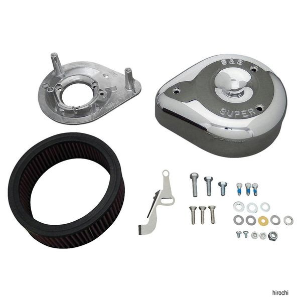 S&S ティアドロップエアクリーナーキット 55-84BT E/Gキャブ