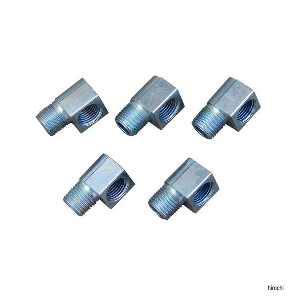 オイルポンプ フィード/リターン フィッティング 90°5個セット
