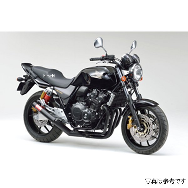 フルエキゾースト ワンピース 政府認証 8年-17年 CB400SF H-V REVO 黒