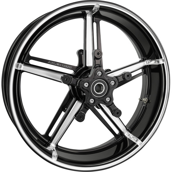 WHEEL FACTORY 24 WITH HUB & ADAPTERS 18" X 5.5" BLK CC