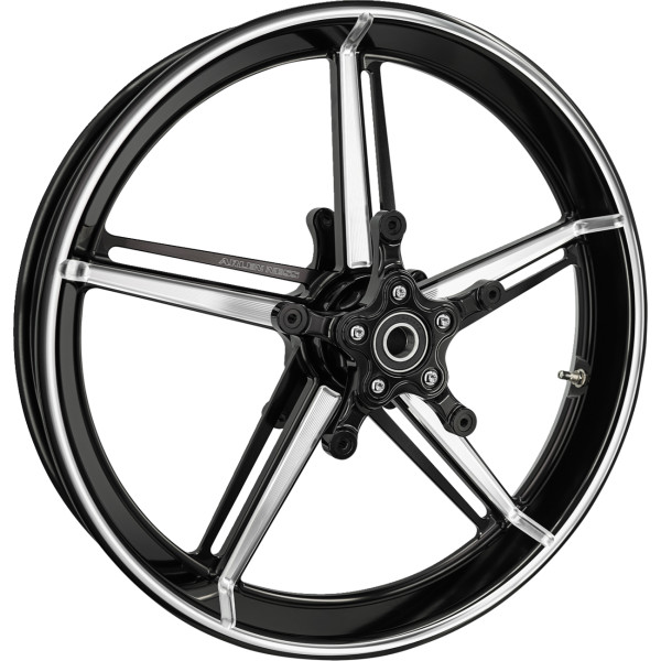 WHEEL FACTORY 24  WITH HUB & ADAPTERS 21" X 3.5" BLK CC