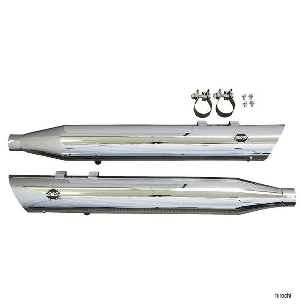 パフォーマンスマフラー スラッシュダウン 95-16年 ツアラー クローム